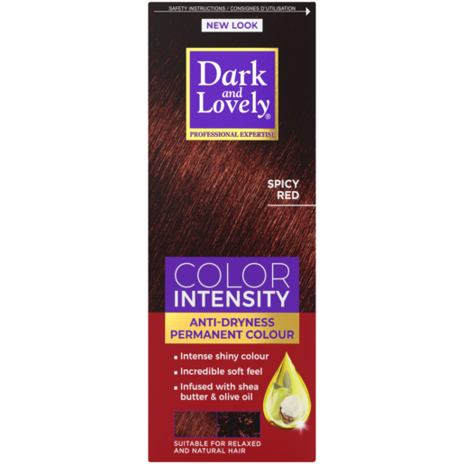 Dark and Lovely Spicy Red 425 Colour Intensity Conditioning Colour Cream Gel Kit 100ml 5 Piece