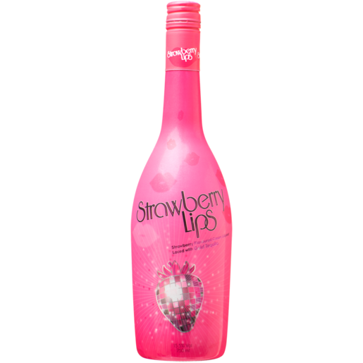 Strawberry Lips Cream Liqueur Bottle 750ml
