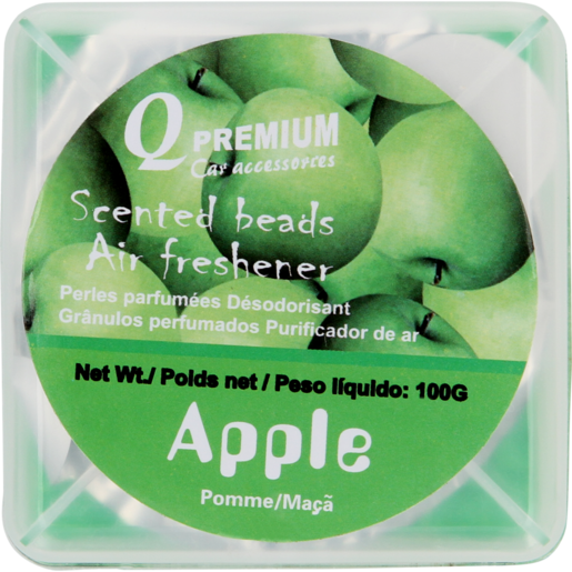 Q Premium Apple Scented Air Freshener Beads 100g