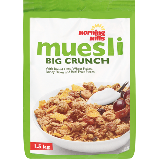 Morning Mills Big Crunch Muesli Cereal 1.5kg