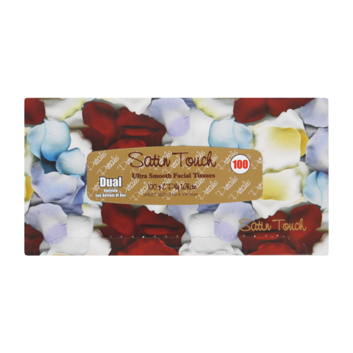 Satin Touch Ultra Smooth Facial Tissues 100 Pack