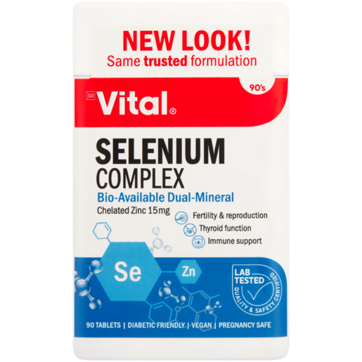 Vital Selenium Complex Mineral Tablets 90 Pack