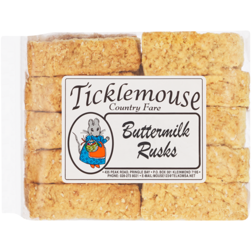 Ticklemouse Country Fare Buttermilk Rusks 450g