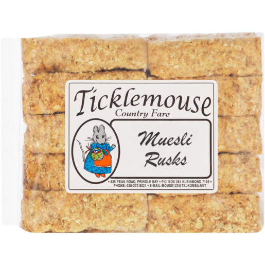 Ticklemouse Country Fare Muesli Rusks 450g
