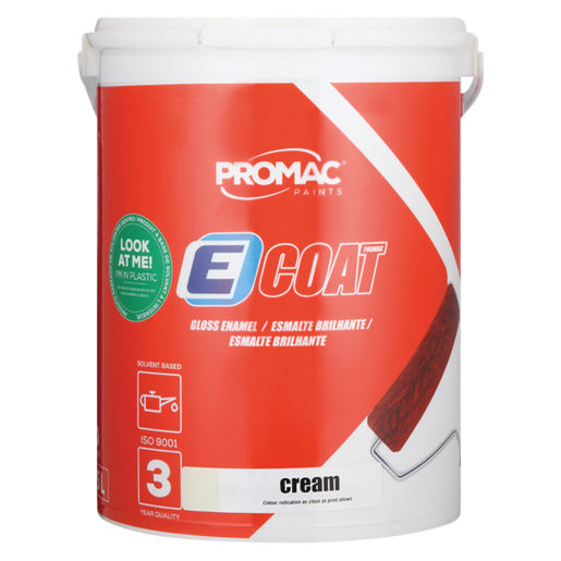 Promac E-Coat Cream Gloss Paint 5L