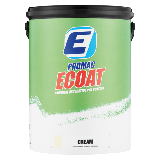 Promac Paints Cream E-Coat PVA Paint 5L