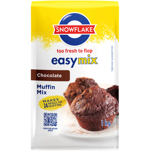 Snowflake Chocolate Flavoured Muffin Mix 1kg