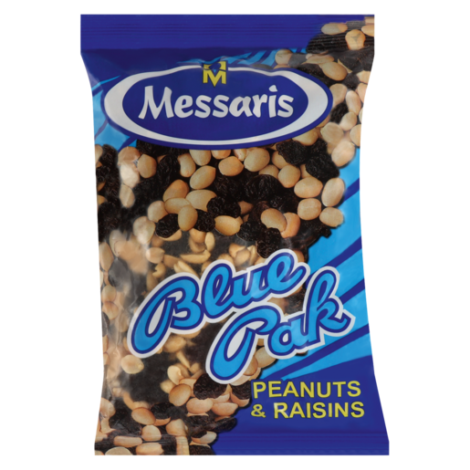 Messaris Blue Pak Peanuts & Raisins 450g