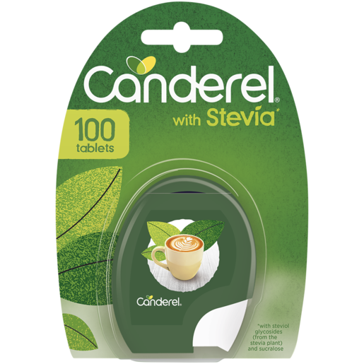 Canderel Plant Extract With Stevia Tablets 100 Pack