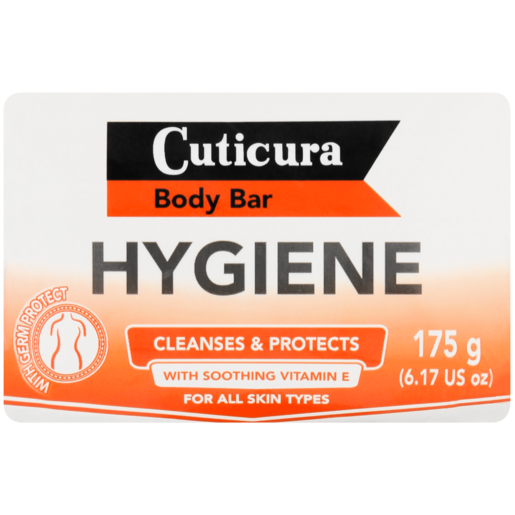 Cuticura Hygiene Cleanses & Protects Body Bar 175g