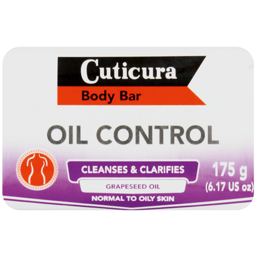 Cuticura Oil Control Cleanses & Clarifies Body Bar 175g