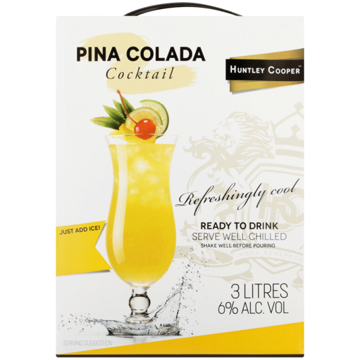Huntley Cooper Piña Colada Cocktail Box 3L