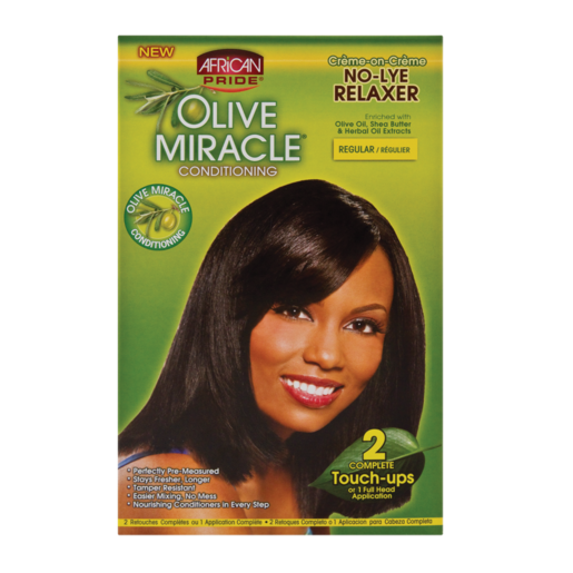 African Pride Olive Miracle Conditioning No-Lye Relaxer Hair Cream