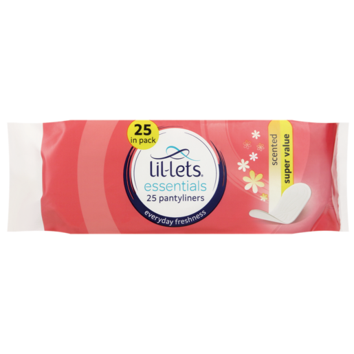 Lil-Lets Smartfit Scented Thin Pantyliners 25 Pack