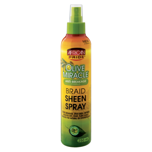African Pride Olive Miracle Braid Sheen Spray 250ml