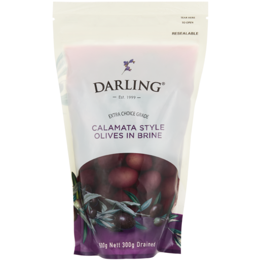 Darling Calamata Style Olives in Brine 500g