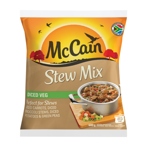 McCain Frozen Stew Mix Diced Veg 600g