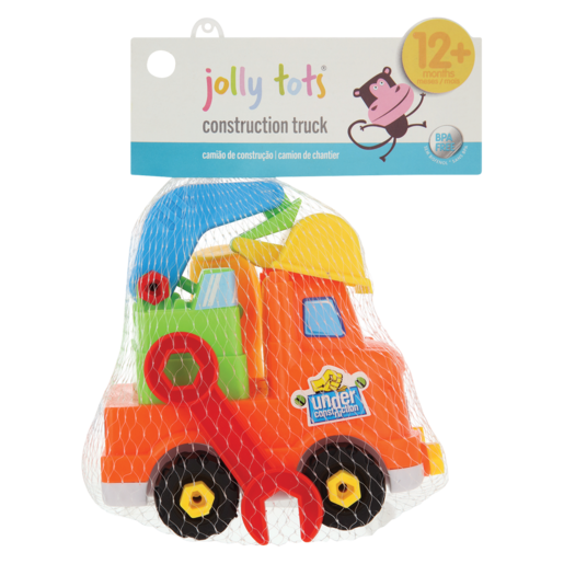 Jolly Tots Construction Truck (Assorted Item - Supplied At Random)