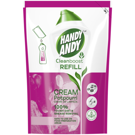 Handy Andy Potpourri Multipurpose Cleaning Cream Refill 750ml
