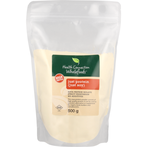 Health Connection Wholefoods Just Protein Soya Protein Powder 500g
