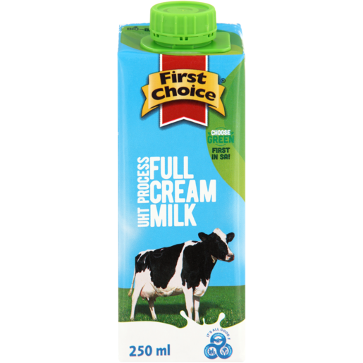 First Choice Full Cream UHT Milk 250ml