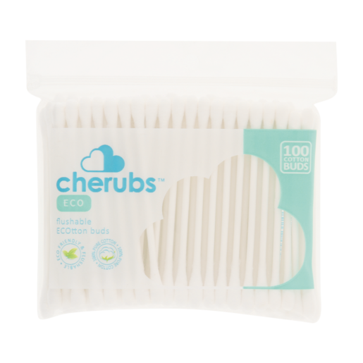 Cherubs Eco Cotton Buds 100 Pack
