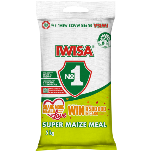 Iwisa No.1 Super Maize Meal Poly Bag 5kg