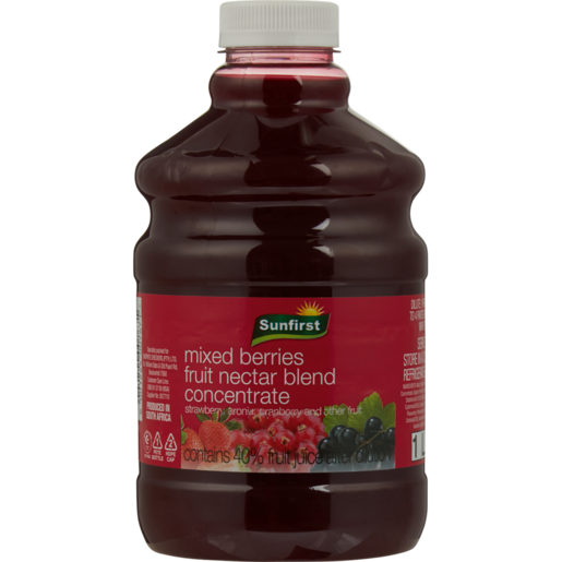 Sunfirst Mixed Berry Concentrated Nectar Blend 1L
