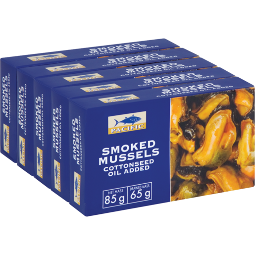 Pacific Smoked Mussels 5 x 85g
