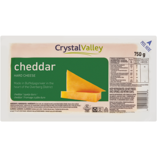Crystal Valley Cheddar Cheese 750g