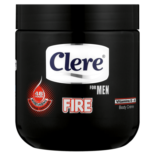 Clere For Men Fire Body Crème 450ml