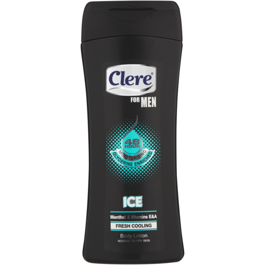 Clere For Men Glycerine Enriched Ice Body Lotion Bottle 400ml