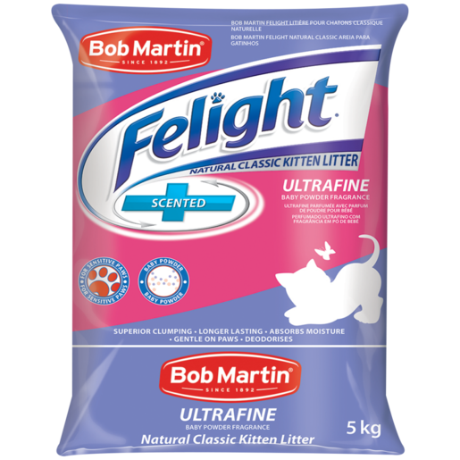 Bob Martin Felight Ultrafine Scented Natural Classic Kitten Litter Bag 5kg
