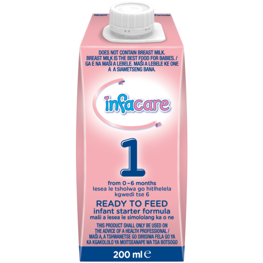 Infacare 1 Ready To Feed Infant Starter Formula 200ml