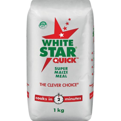 White Star Quick Instant Maize Meal 1kg