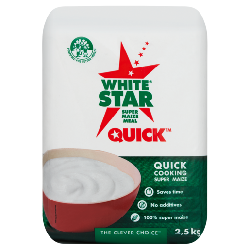 White Star Quick Cooking Super Maize Meal 2.5kg