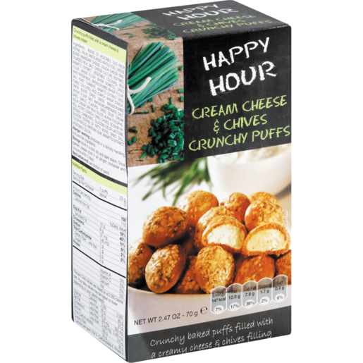 Happy Hour Cheese & Chives Snack 70g