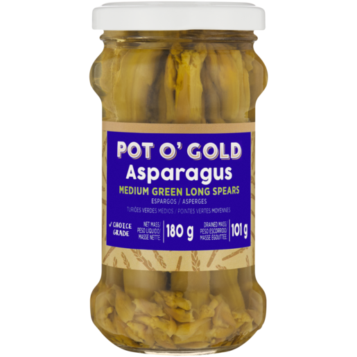 Pot O' Gold Green Asparagus Spears 180g