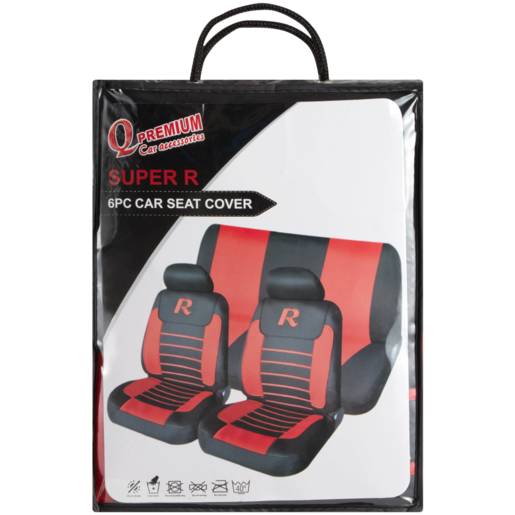 Q Premium Super R Car Seat Covers 6 Pieces