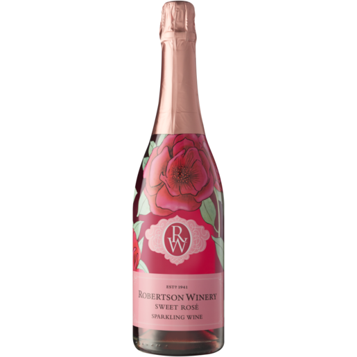 Robertson Winery Sparkling Sweet Rosé Bottle 750ml