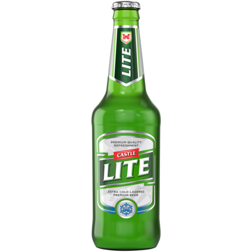 Castle Lite Premium Beer Bottle 440ml