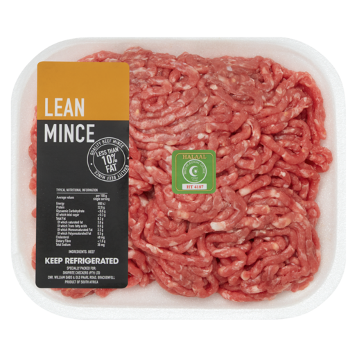 Halaal Lean Beef Mince Per kg