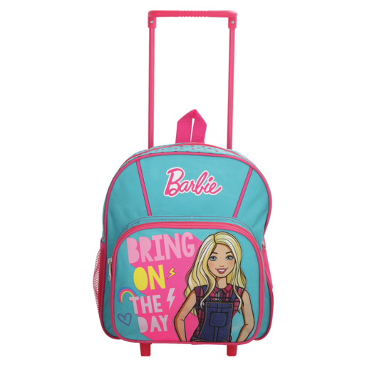  Kiddies 28cm Barbie Themed Trolley Backpack