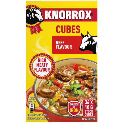 Knorrox Beef Flavoured Stock Cubes 36 x 10g