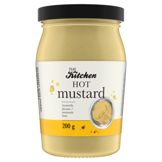 The Kitchen Hot Mustard 200g