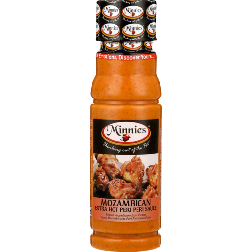 Minnies Mozambican Extra Hot Peri-Peri Sauce 250ml