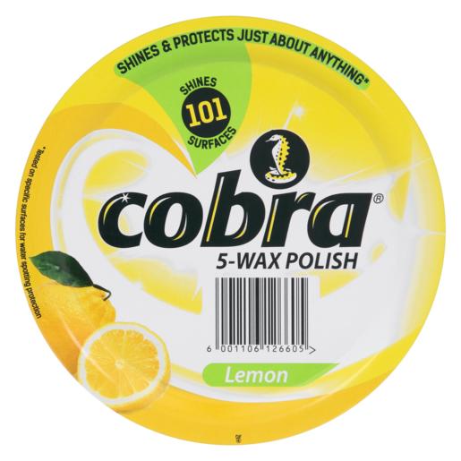 Cobra 5-Wax Lemon Scented Floor Polish 350ml