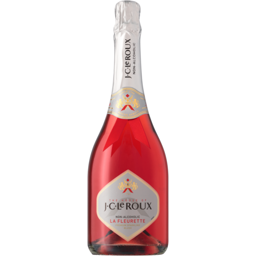 J.C. Le Roux Vivante La Fleurette Non-Alcoholic Sparkling Rosé Wine Bottle 750ml