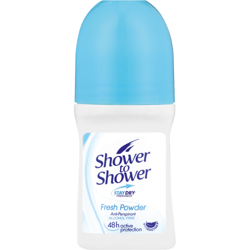 Shower to Shower Fresh Powder Ladies Anti-Perspirant Roll-On 50ml