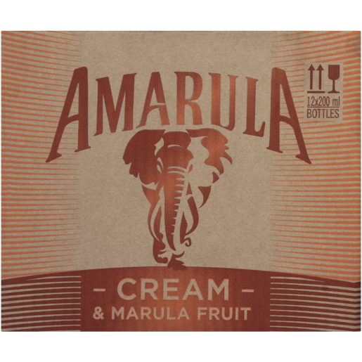 Amarula Cream and Marula Fruit Cream Liqueur Bottles 12 x 200ml | Liqueurs  & Speciality Spirits | Spirits & Liqueurs | Drinks | Shoprite ZA